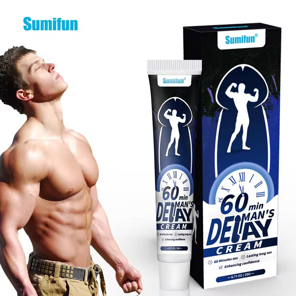Sumifun 60 Min Delay Cream : Devenez un Monstre d'Endurance et Envoyez-la au 7ème Ciel !