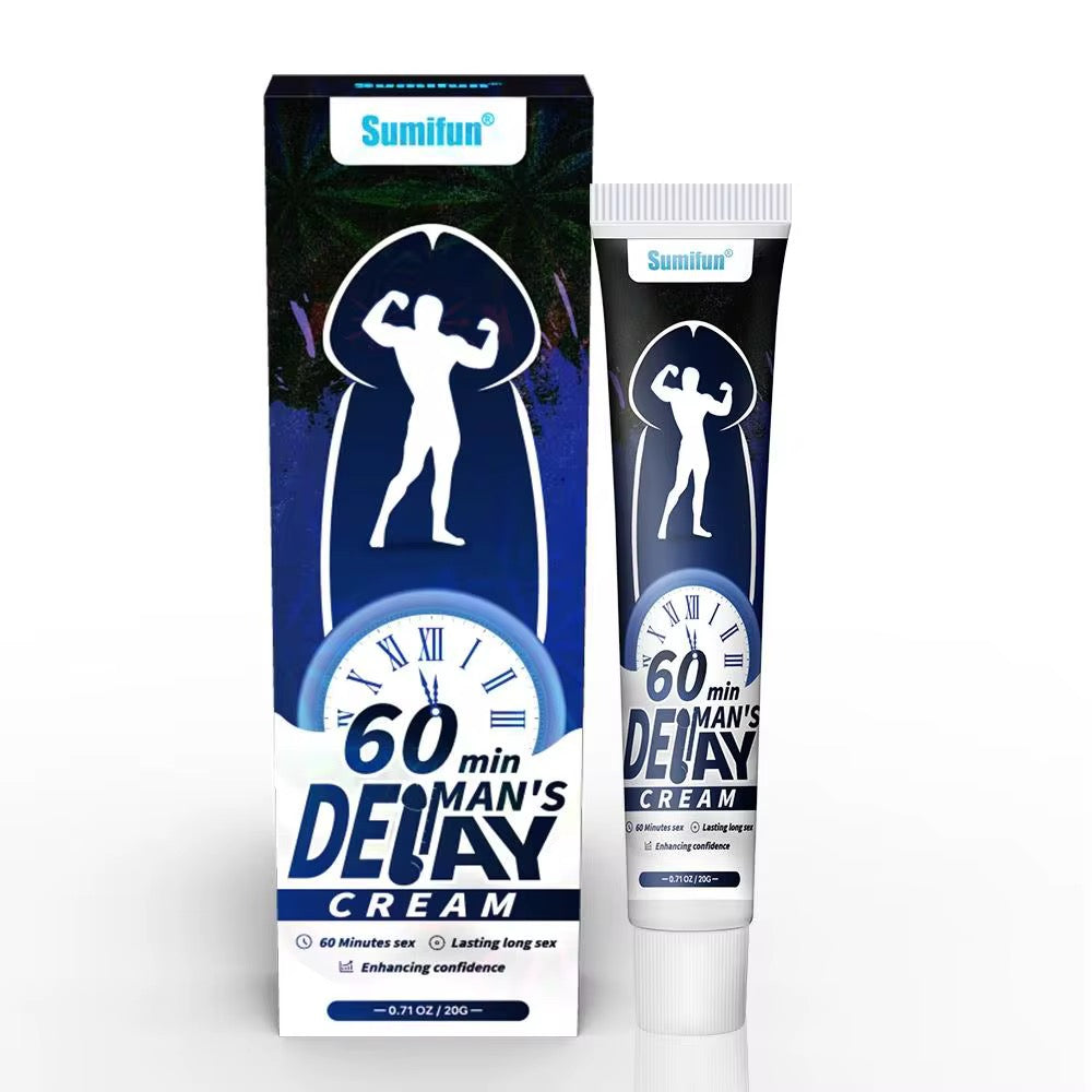 Sumifun 60 Min Delay Cream : Devenez un Monstre d'Endurance et Envoyez-la au 7ème Ciel !